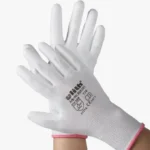 Polyester-Handschuh weiß